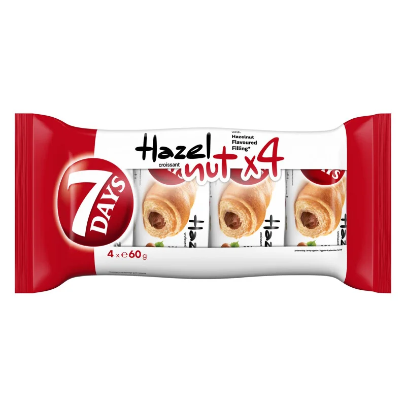 7DAYS Double Croissant Hazelnootcrème