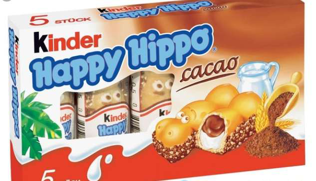 Kinder Happy Hippo Cacao (5 x 20,7g)