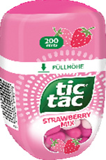 tic tac " Big - Pack " Strawberry Mix 98g