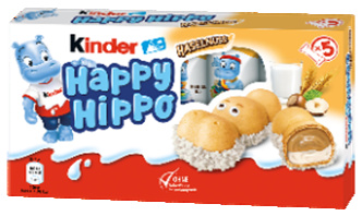 Kinder Happy Hippo Haselnuss ( 5 x 20,7g)