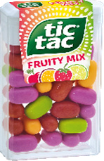 tic tac fruity mix 1er 18g