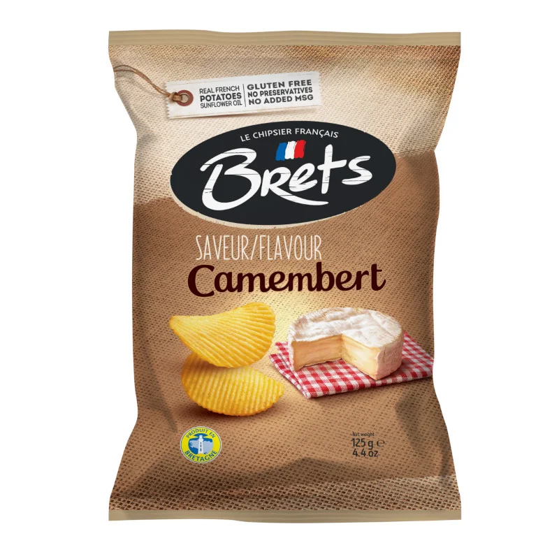 Brets Chips Camembert 10 x 125g