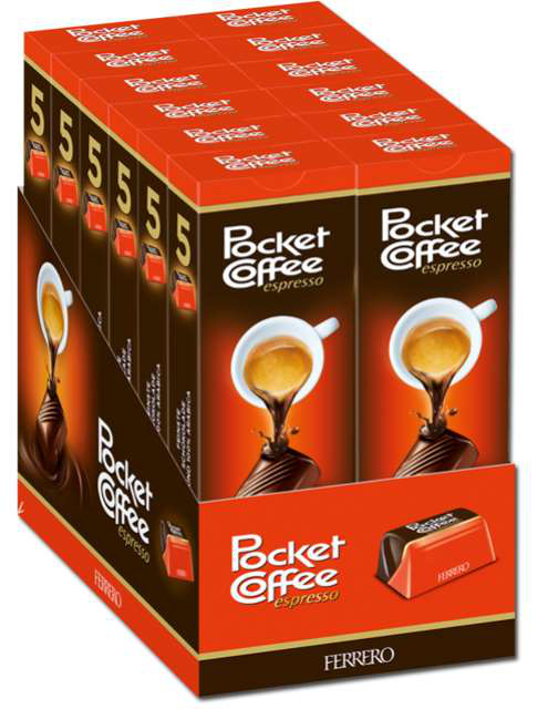 Pocket Coffee 5er Riegel 6 x 12