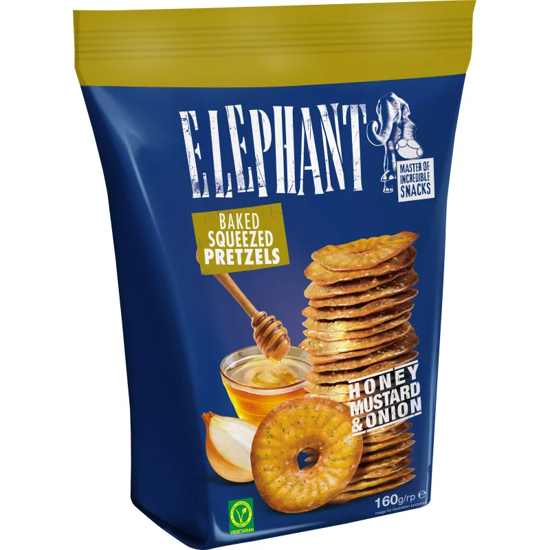 Elephant Honey Mustard Onion 12 x 160g