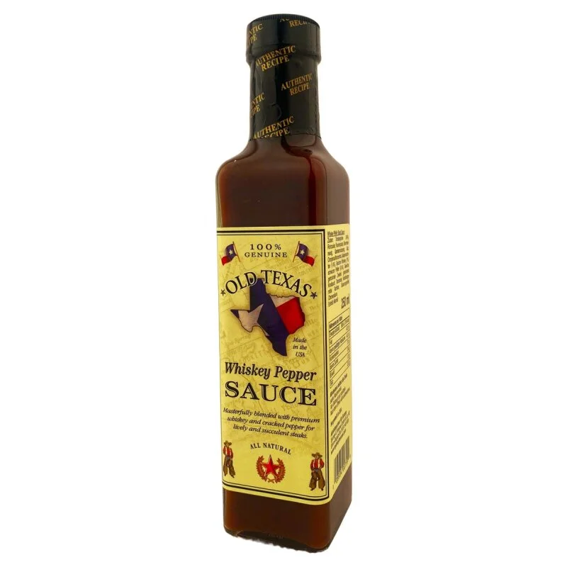 Old Texas Original Whisky Pepersaus 250ml