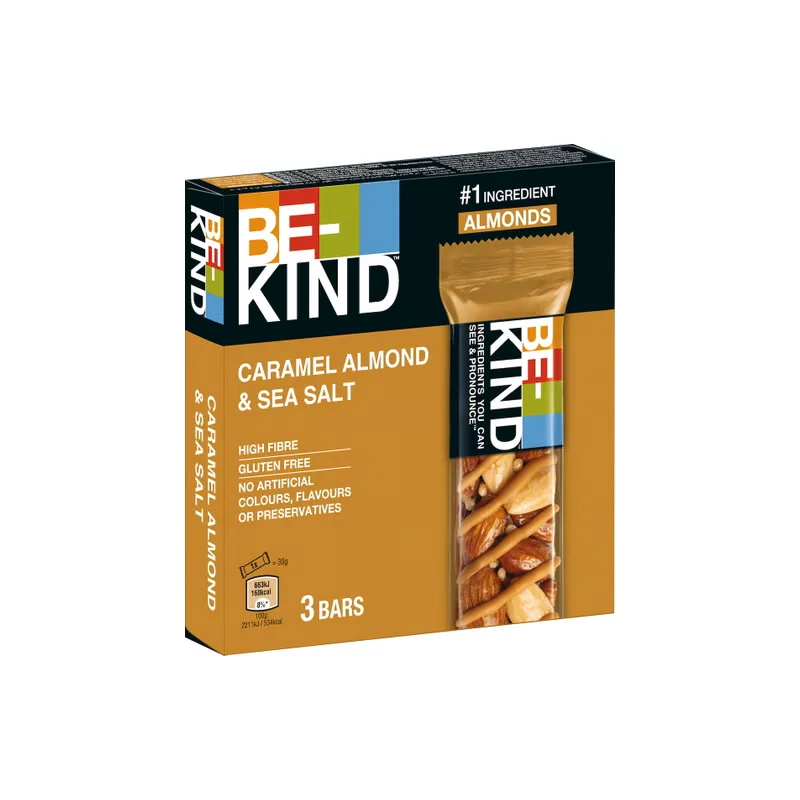 BE-KIND Caramel Almond & Sea Salt 3er (3x30g)