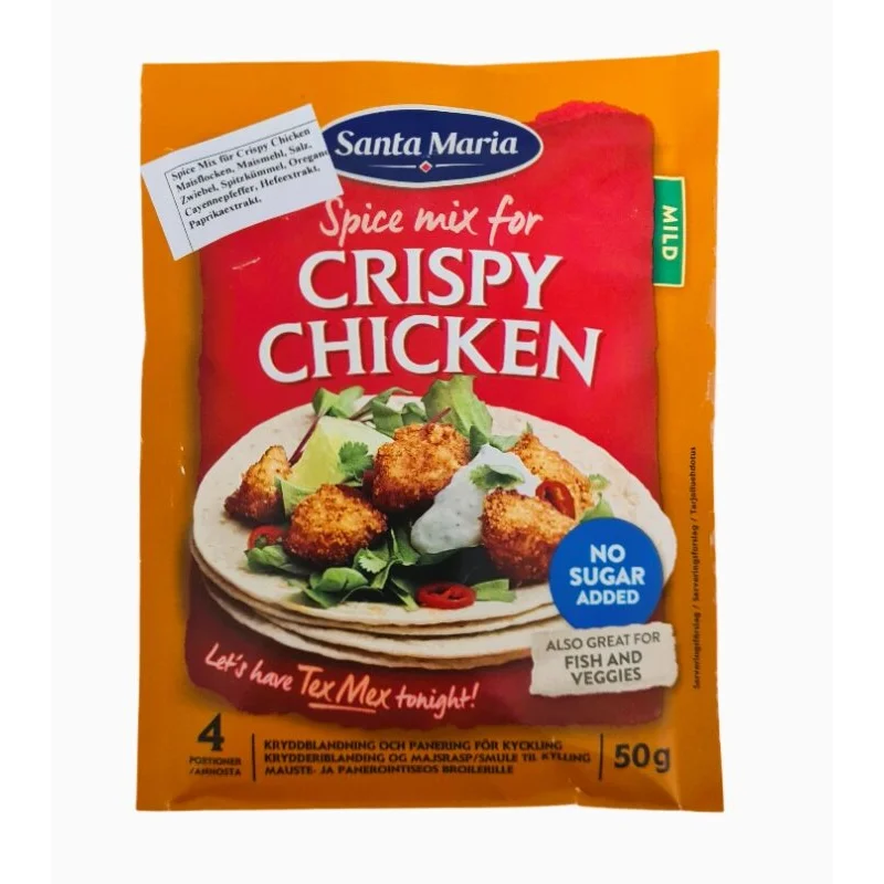 Santa Maria Spice Mix for Crispy Chicken 50g