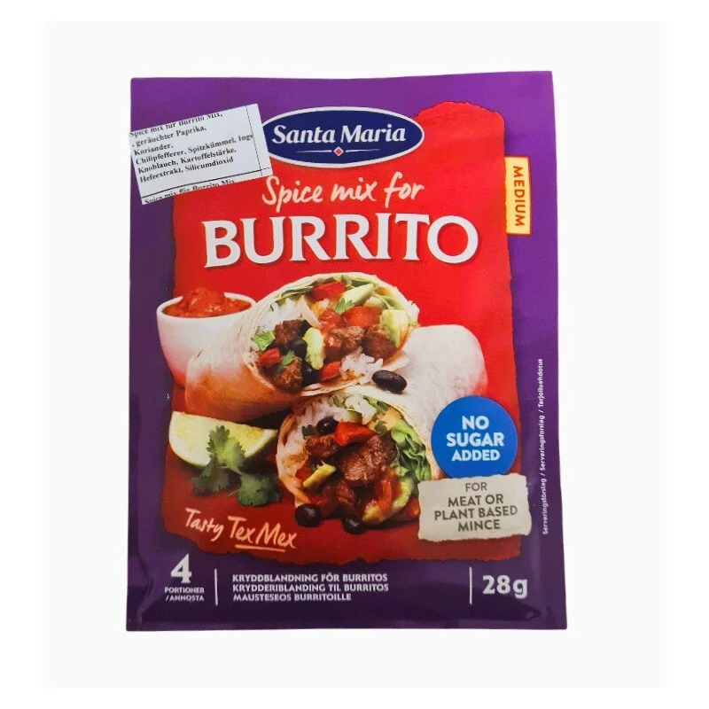 Santa Maria Spice Mix for Burrito 28g