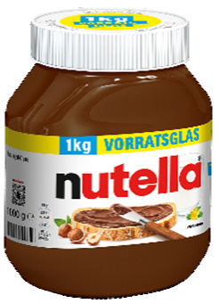 nutella 1000g-Glas