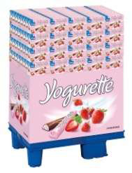 Yogurette Erdbeere Display 100g